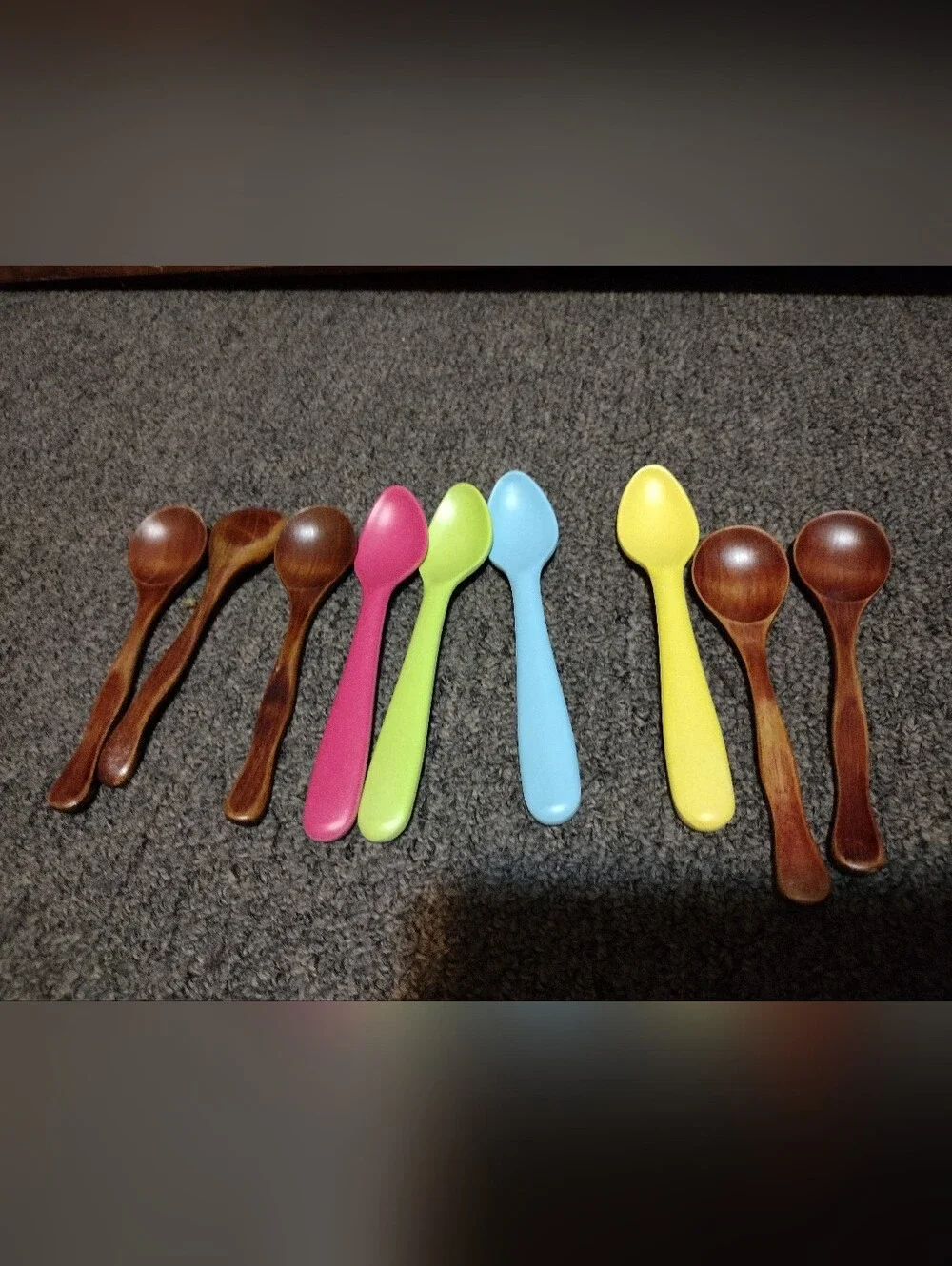 9 Bamboo Infant Spoons